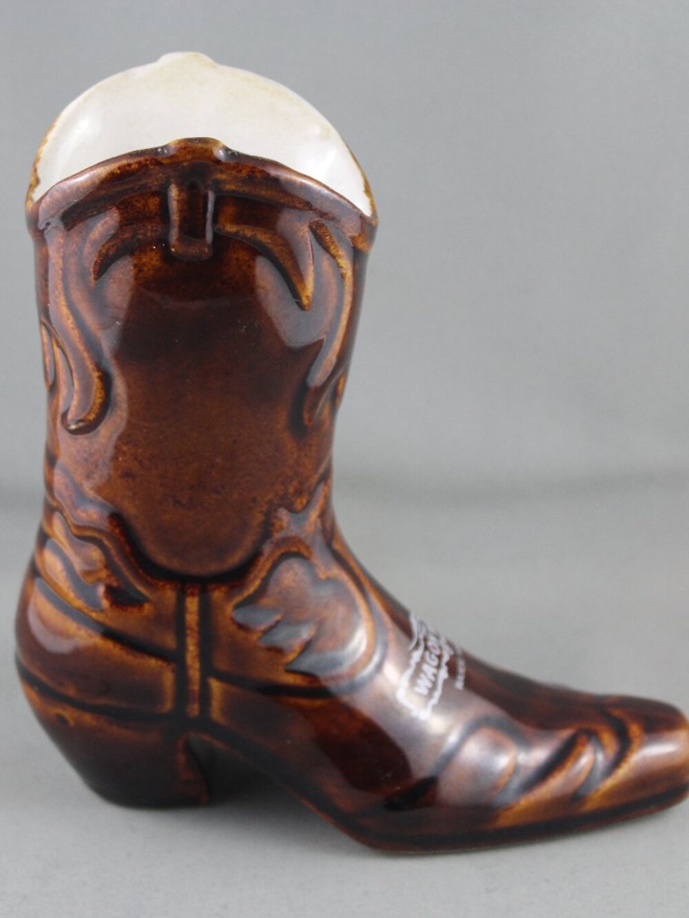 Vintage Tiki Mug - Cowboy Boot Wagon Wheel Waikiki - Ceramic Mug